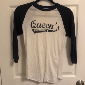 Queen’s University Varsity long sleeve shirt